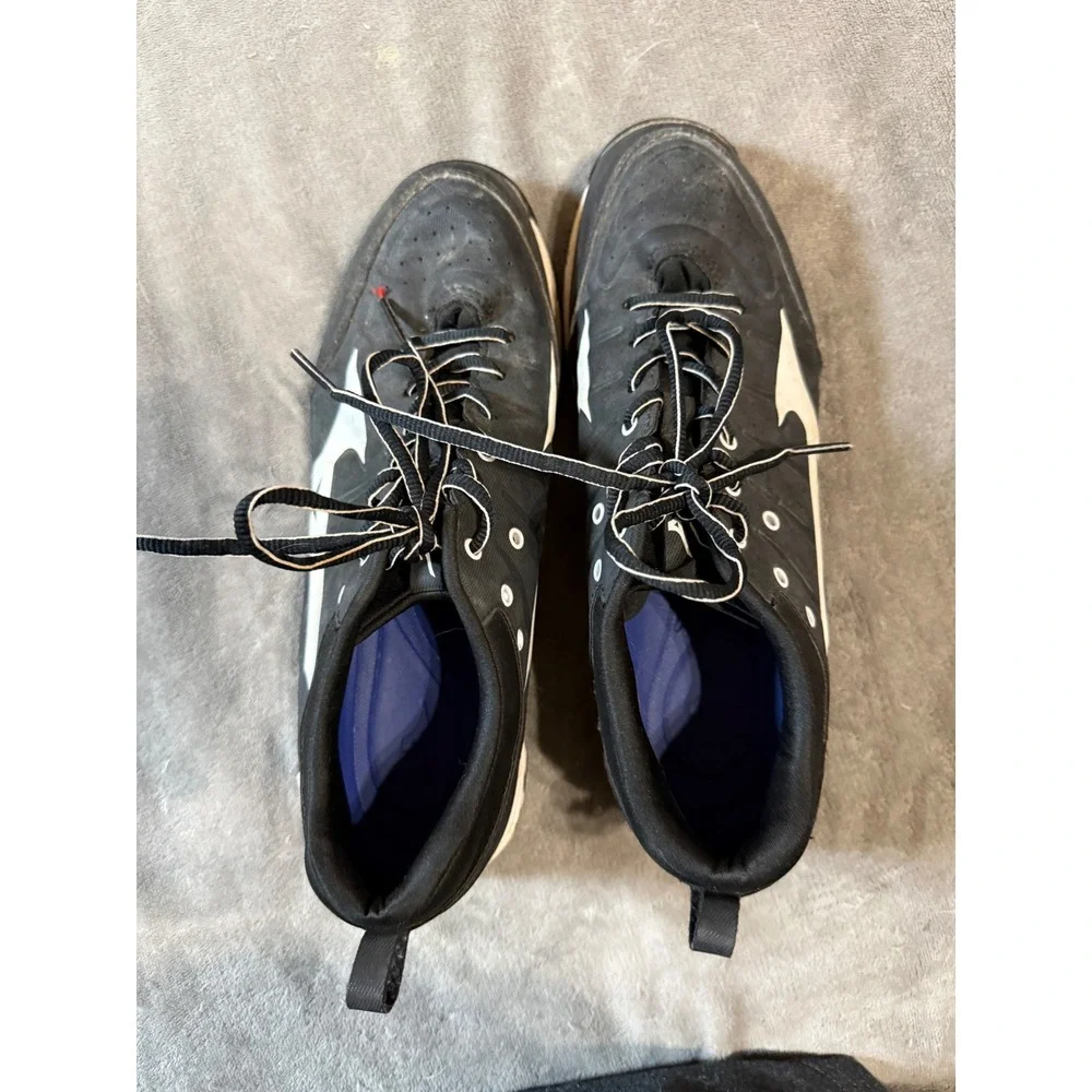 Mizuno Spike Women's Softball Metal Cleats Size 9.5 Black EU 40.5 Athletic Sport